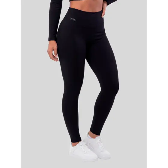 Legging Térmica Feminina Peluciada Massam Fitness Preta
