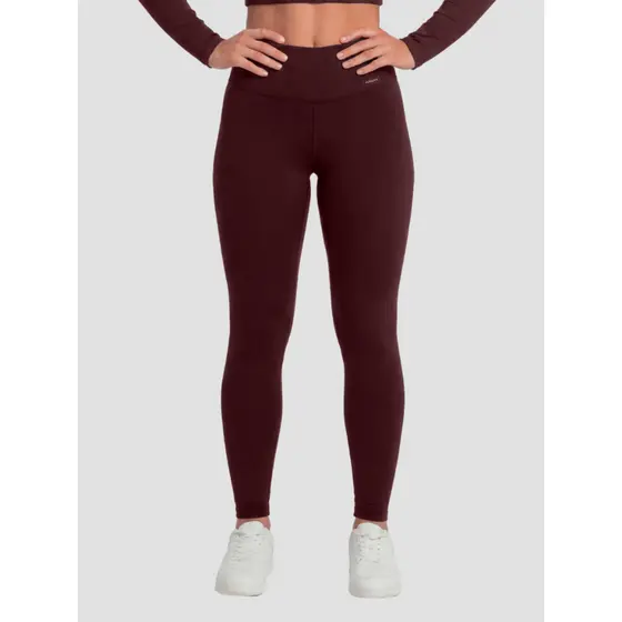 Legging Térmica Feminina Peluciada Massam Fitness Bordô