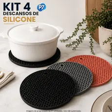 Descanso de Panela Silicone Antiaderente Suporte Porta Panela Quente Utensilios de Cozinha em Geral