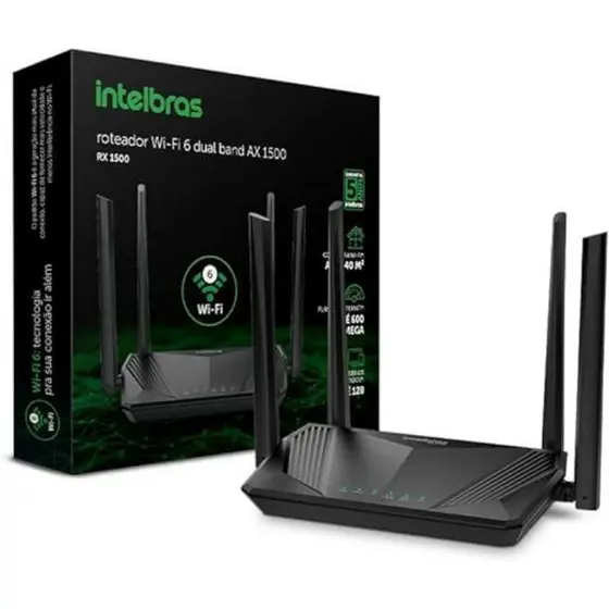 Roteador WIFI 6 Dual Band AX 1500 INTELBRAS