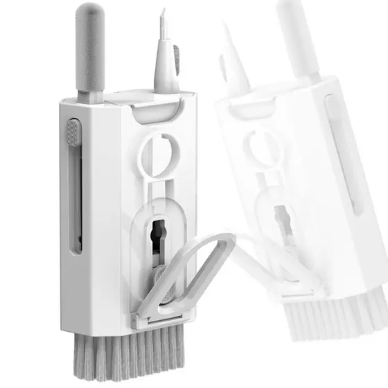 Escova de limpeza multifuncional de teclado 8 em 1 portátil para Computador Teclado Celular Fone