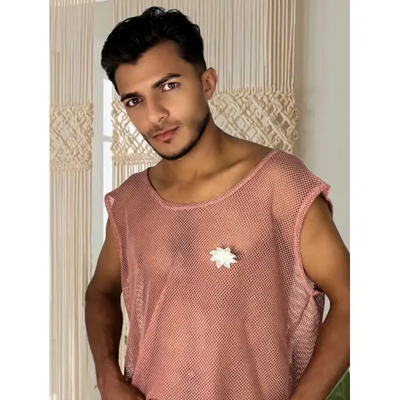 regata masculina praia regata em malha com transparencia regata moda praia