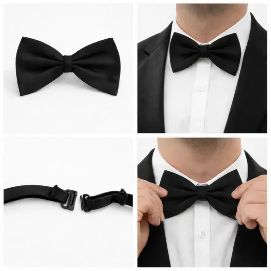 2 Unidades Gravata Borboleta Com Regulador Casamentos Festas Elegante Várias Cores