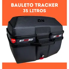 BAÚ PARA MOTO BAULETO 35 LITROS MODELO TRACKER PRETO