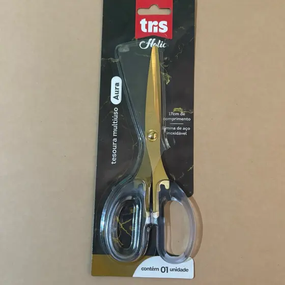 Tesoura Tris Aura Holic Mineral 17cm