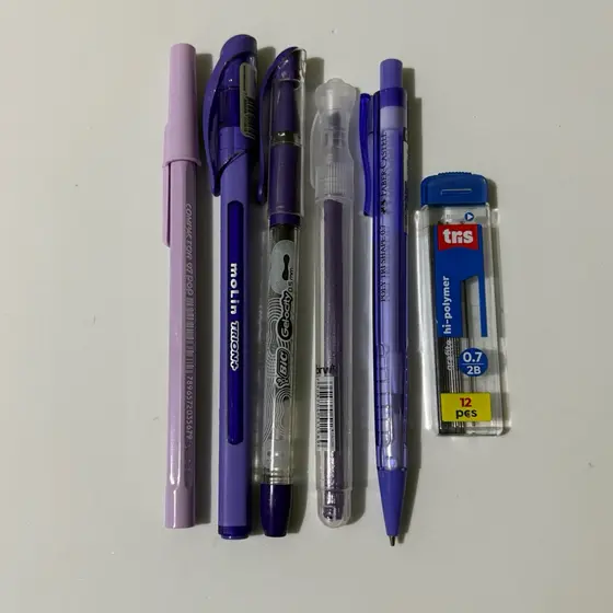 Kit escrita colorido