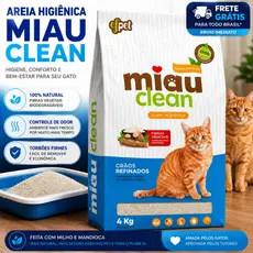 Areia MandioCat Biodegradável *4 à 16* Kg - Mandioca - Grãos Finos - MAIS BARATA