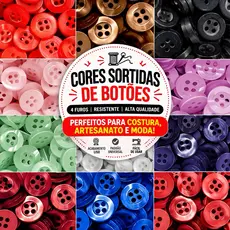 Botão Para Camisa Perolado Nº18 – Pacote 144 Unidades (1 Grossa) | Diversas Cores Para Costura e Artesanato