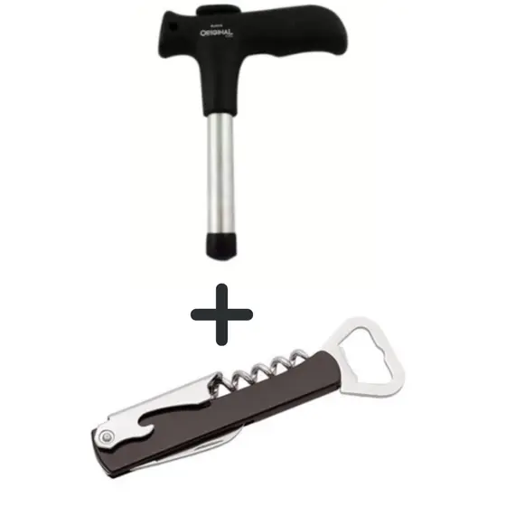 Abridor de Coco Original ou Abridor de Garrafas Saca Rolhas Inox Mimo Style