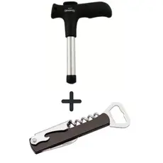 Abridor de Coco Original ou Abridor de Garrafas Saca Rolhas Inox Mimo Style