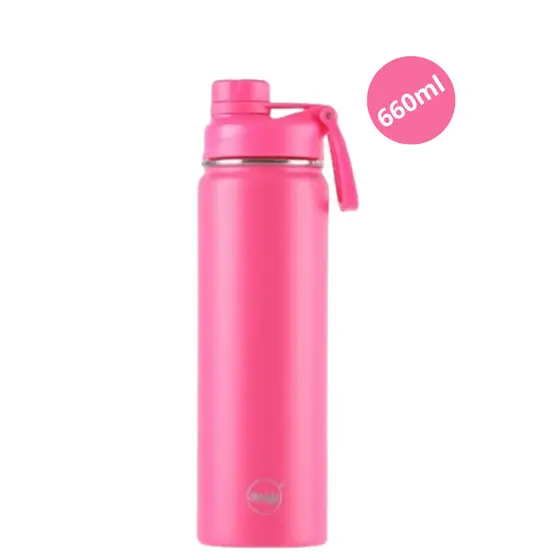 Garrafa Termica Inox Bebida Gelada Facy Pink