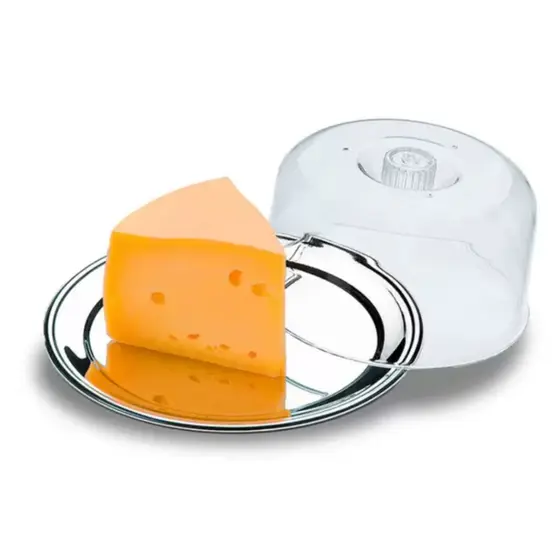 Queijeira ou Porta Frios Aço Inox ou Bambu Ciclo Tramontina Brinox ou Mimo Style