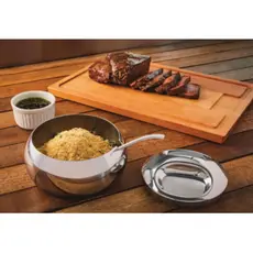 Farinheira Porta Farinha Inox Servir Mesa 2 Peças Tramontina Original Pronta Entrega