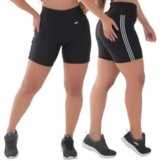 Bermuda Feminina Fitness Academia Listras