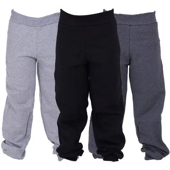 Kit 3 Calças de Moletom Infantil Algodão Unissex Felpado