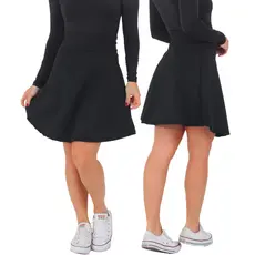Short Saia Feminino Moda Evangelica Suplex Cores Lindas
