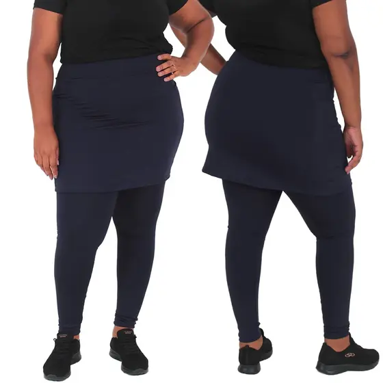 Legging Saia Plus Size Feminina Moda Evangelica