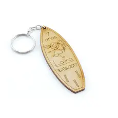 Chaveiros Personalizado Lembrancinha Mdf Infantil - Prancha Surf