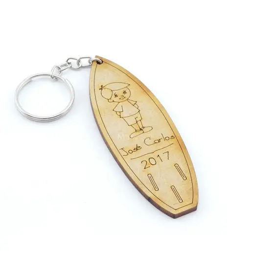 Chaveiros Personalizado Lembrancinha Mdf Infantil - Prancha Surf Menino