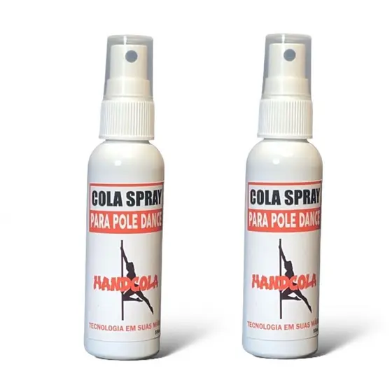 Duas Colas Pole Dance 55ml Grip Spray Poledance Cola líquida Esportiva