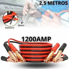 Cabo auxiliar de bateria  Transmissão chupeta  1200Mah 1,85 Metros