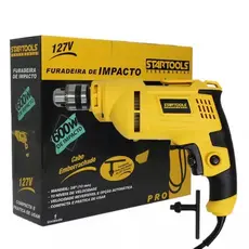 Furadeira De Impacto de 600W Profissional Startools 127v Com Chave Mandril e Parafusadeira