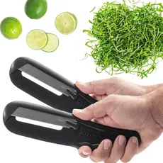 Kit 2 Fatiadores de Legumes KITOP Corta Tudo Couve Fininho