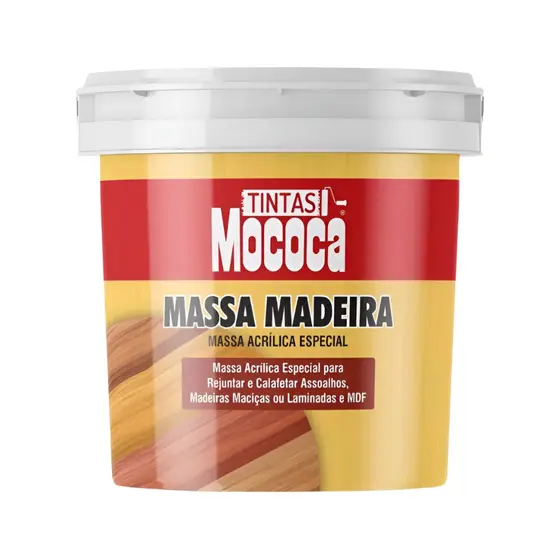 Massa para Madeira Mococa Base de Água 350g Varias Cores