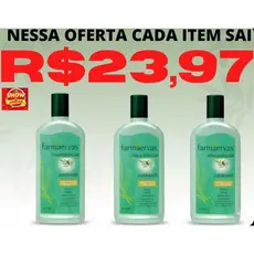 Kit 3 Condicionador Cabelos 320ml Jaborandi Farmaervas PARA CABELOS FRACOS E QUEBRADICOS