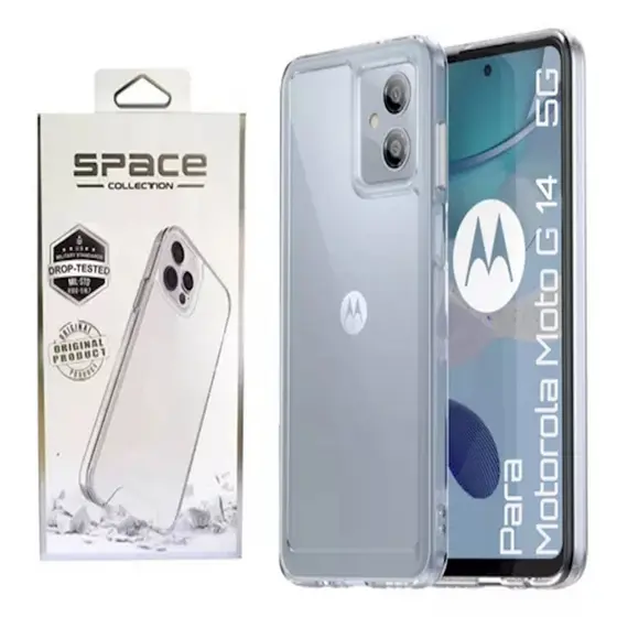 Capa Capinha Space Hybrid Antishock P/ Motorola Moto G14 / Moto G54 / Moto G84