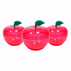Maçã Acrilica Para Lembrancinha de Festas Porta Bombom Balas e Doces