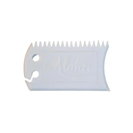 Kit Raspador De Cera Surf Limpeza Prancha Aloha Espaço Clipper Leve E Prático Artesanato Massinha