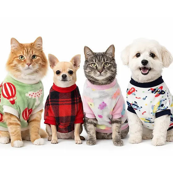 Roupa Pet Cachorro Gato Soft Roupinha Quente Confortavél Para Cachorro Pet Pequeno Porte