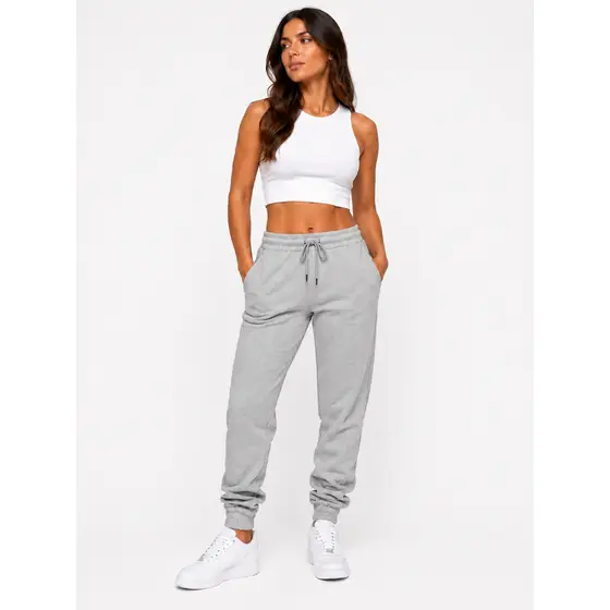 Calça Moletom Slim Unissex Liso Sem Estampa