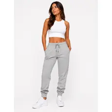 Calça Moletom Slim Unissex Liso Sem Estampa