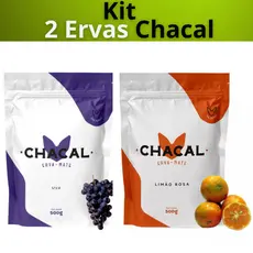 Kit Com 2 Erva Mate Tereré Chacal 500g Escolha o Sabor