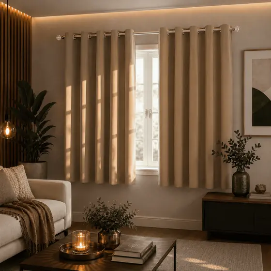 Cortina 2 Metros Oxford liso 2,20x1,40 para Sala/Quarto