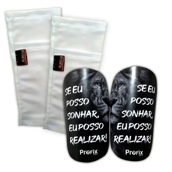 Kit Caneleira Profix - Caneleira Profix Se Eu Posso Sonhar Preta + Porta Caneleira Profix Branco