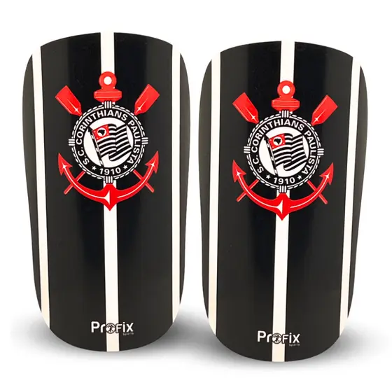 Caneleira Profix Oficial Corinthians Preta