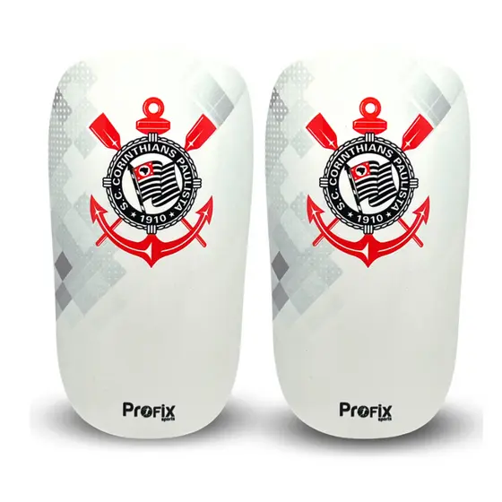 Caneleira Profix Oficial Corinthians Branca