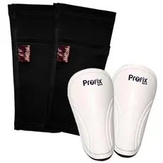 Kit Caneleira Profix Adulto - Caneleira Profix Branca e Porta Caneleira Profix Preto