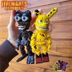 Five Nights at Freddy's Bonecos Articulados Presente Divertido FNAF