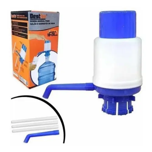 Bomba Manual Galão Garrafão D/água Higiênico 10/20l Bestfer