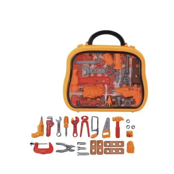 Caixa de brinquedos de ferramentas - Brinquedos de ferramentas de artesanato - Chave de fenda para ferramentas de construção Promoção
