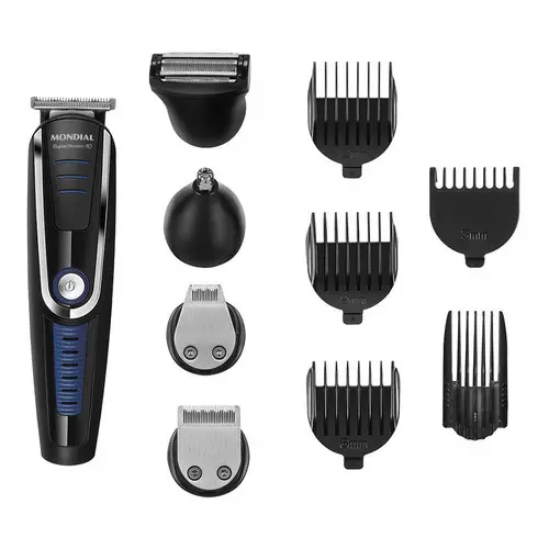 Kit Aparador De Pelos Mondial Supergroom -10 Bg-03 Bivolt