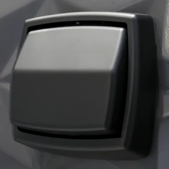 Acabamento Para Válvula De Descarga Vaso Sanitário Banheiro Deca Hydra Docol Preto Fosco Black Matte