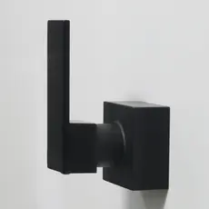 Acabamento Registro Base Deca Padrão 16 Estrias Gaveta Pressão Chuveiro 1/2 ou 3/4 Metal Preto Fosco