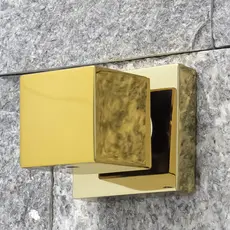 Acabamento Registro Base Docol Padrão 20 Estrias Gaveta ou Pressão Chuveiro 1/2 ou 3/4 Dourado Gold