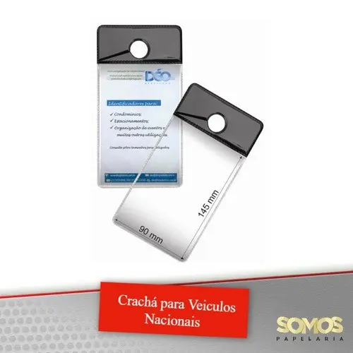 Crachá Para Veículo Nacional Kit 50 Unidades