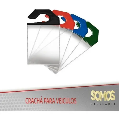 Crachá Para Veículos Diversas Cores  Kit Com 5 Unidades